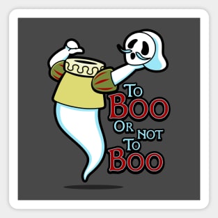 Funny Cute Victorian Shakespeare Ghost Funny Boo Retro Vintage Meme Magnet